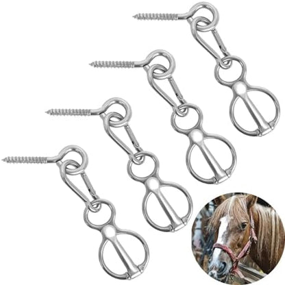 Horse Tie Ring, 304 Stainless Steel Blocker Tie Ring for Horse Supplies