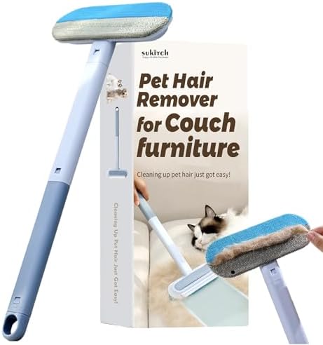 Dog & Cat Hair Remover for Couch, Reusable Lint Brush for Furniture