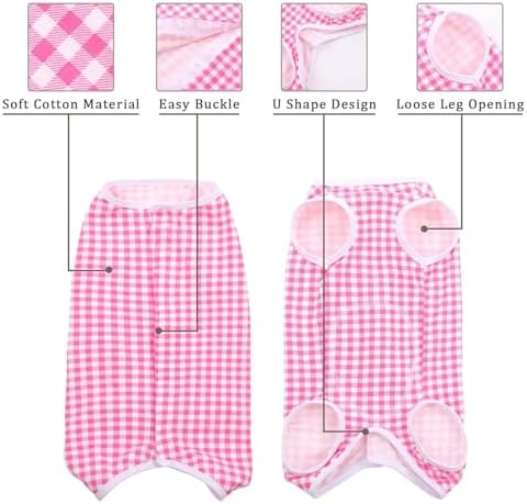 Kuoser Surgical Recovery Suit for Dogs Cats, E-Collar Alternative