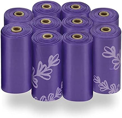 Best Pet Supplies Poop Bags for Dogs - Lavender, 150 Count