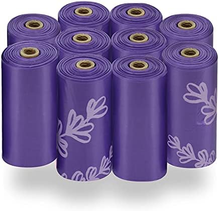 Best Pet Supplies Poop Bags for Dogs - Lavender, 150 Count