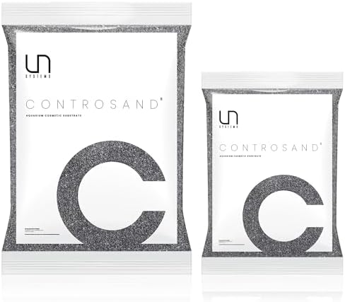 UNS Controsand - Maui, 8L - Natural Freshwater 0.4-0.9mm Black Sand for Aquascaping Planted Tanks - Aquarium, Terrarium, Paludarium Substrate for Betta, Shrimp, Fish, Jumping Spider, Turtle