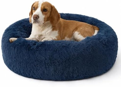 Bedsure SupportMax™ Calming Dog Bed Medium Size Dog Washable Pet Bed,30in