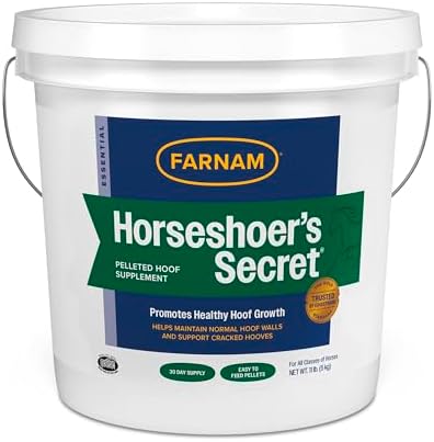 Farnam Horseshoer's Secret Pelleted Hoof & Biotin Supplements, 11 lb