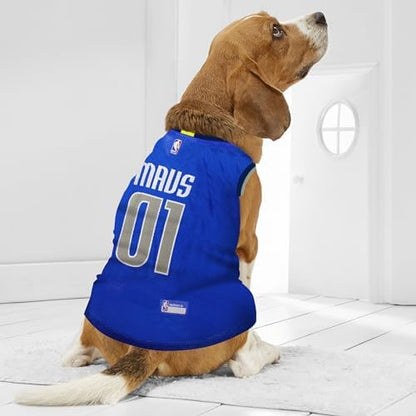 Pets First NBA DALLAS MAVERICKS DOG Jersey, Medium - Tank Top Basketball Pet Jersey