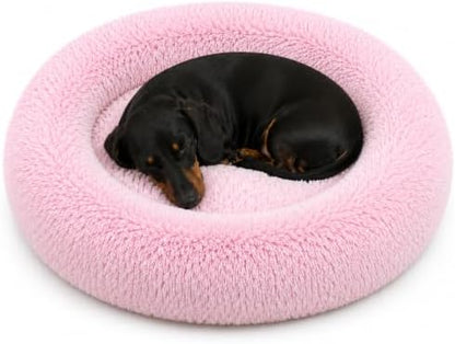 The Dog’s Bed Calming Donut Dog Bed, Machine Washable Removable Zip Cover