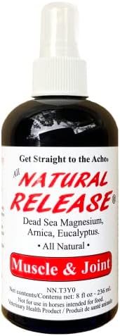 Four Oaks Farm Ventures, Natural Release Muscle Spray Treatment - Horse Liniment for Sore Muscles, Joint Pain, Tendon & Inflammation Relief - Easy to Use, Fast Acting, Alcohol & Menthol Free (8 oz)