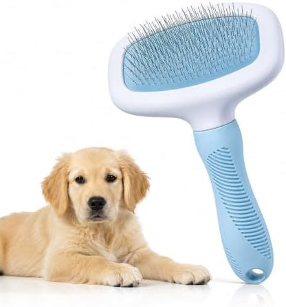 Slicker Brush for Grooming - Slicker Brush for Dogs and Cats can act as Deshedding Pet Tool for Healthy Coat Maintenance and Suitable for Short and long Haired Dogs and Cats