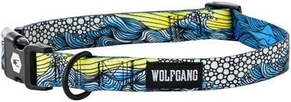 Wolfgang Wide Venture Dog Collar Dawnpatrol Print Medium