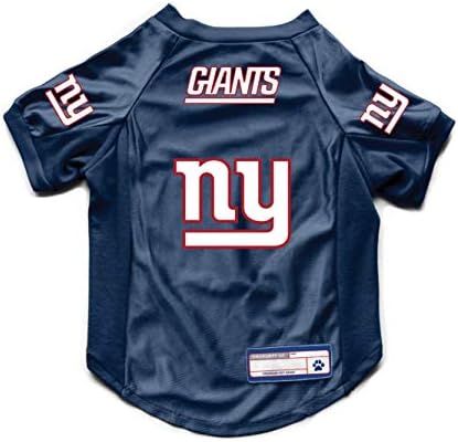 Littlearth NFL New York Giants Stretch Pet Jersey, Team Color, Medium