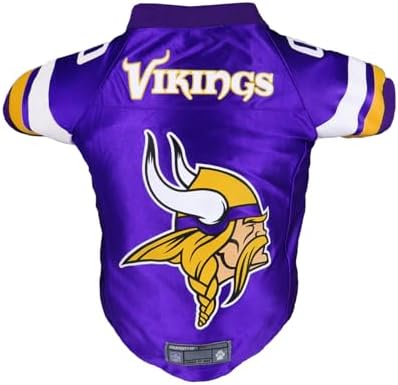 Littlearth NFL Minnesota Vikings Premium Pet Jersey, Team Color, Medium