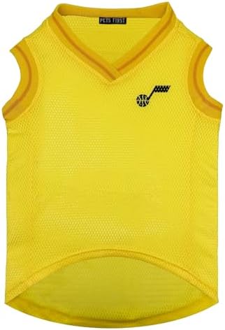 Pets First NBA Utah Jazz Dog Jersey, Medium- Tank Top Basketball Pet Jersey