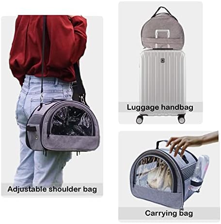 Bunny Carrier, Portable Small Pet Bag with Water Bottle Holder