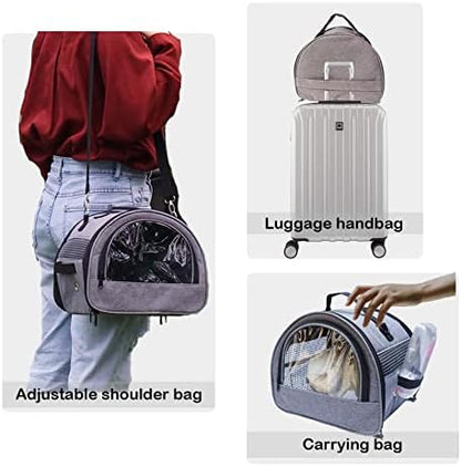Bunny Carrier, Portable Small Pet Bag with Water Bottle Holder