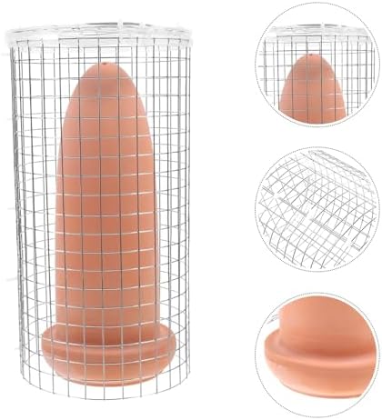 ULTECHNOVO Fish Spawning Breed Cone Aquarium Breeding Bucket with Isolation Net for Angelfish Shrimp and Discus Fish Tank Decoration Easy Clean 9.05 X 3.93 X 3.93 in