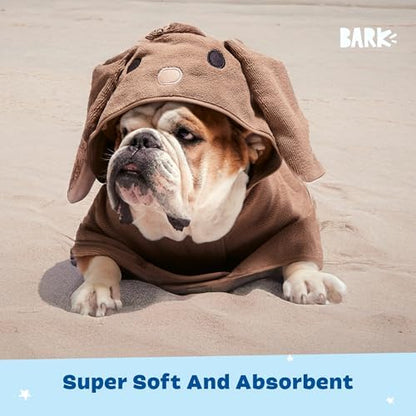 BARKBOX Dog Bathrobe - for Dogs - Medium