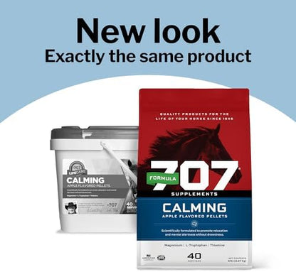 Formula 707 Calming Supplement for Horses, 5 lb, 40 Servings – Focus Aid