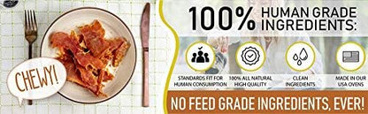 Chicken Whole Muscle 5 oz Rugged Bite Dog Jerky | Human Grade | High Protein