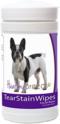 Healthy Breeds French Bulldog Tear Stain Wipes 70 Count