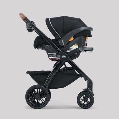 Chicco Bravo Primo Quick-Fold 3-in-1 Travel System with Car Seat
