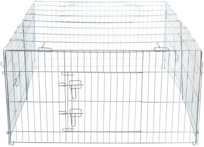 Trixie Rabbit Cage - 34 cu. ft., Outdoor Pen Extends Rabbit Hutch and Chicken Coops, Ideal for Small Animals, Bunny, Guinea Pigs, Chickens