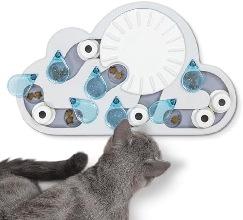 Catstages Nina Ottosson Rainy Day Puzzle & Play Cat Toy Treat Puzzle, 14"