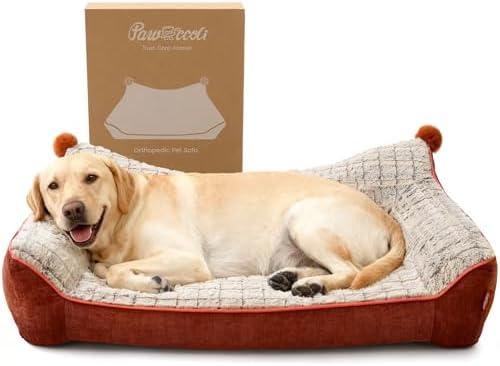 Orthopedic Dog Beds Couch Extra Large Sized Dogs, 43" L