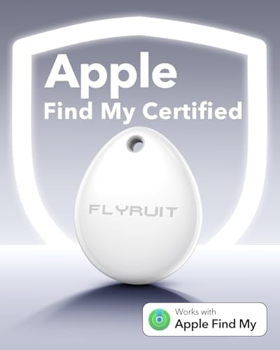 Air Tracker Tags-1 Pack for Apple Find My, iOS Only, Official MFi Certified