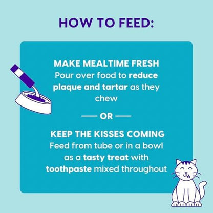 ARK NATURALS Kiss Me-Ow Lickable Cat Dental Treats Variety Packs (2 Pack)