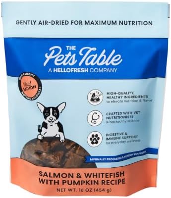 The Pets Table Air Dried Dog Food, Salmon & Whitefish, 1 lb (16 Oz)