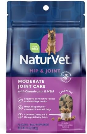 NaturVet Level 2 Joint Supplement Scoopable Dog Food Topper - 11oz