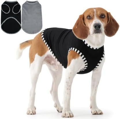 IECOii 2 Pack Dog Surgery Recovery Shirt Sleeveless Lightweight Dog Tshirt