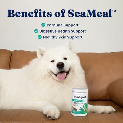 Solid Gold Dog & Cat Multivitamin Powder, Omega 3 & Kelp, Skin & Coat, 1LB