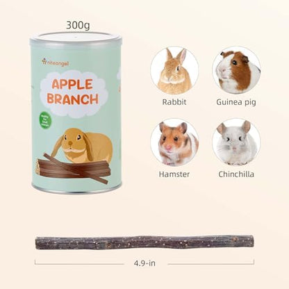 Niteangel Apple Sticks Chew Toys: Natural Herbal Flavor & No Additives