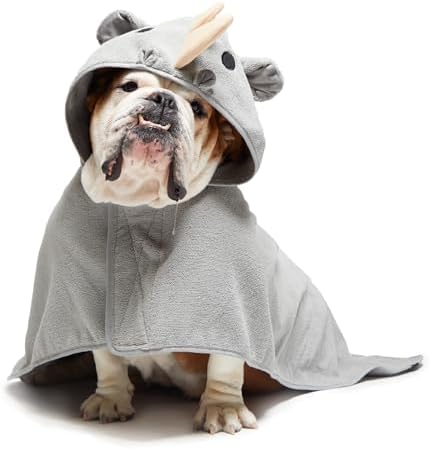 BARKBOX Dog Bathrobe - for Dogs - Medium