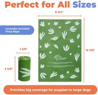 Best Pet Supplies GRS Poop Bags for Dogs - 600 Count, Green,