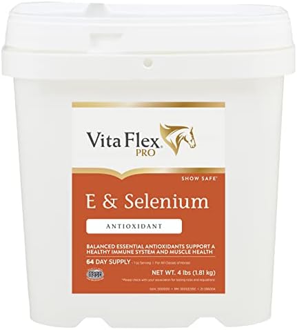 Vita Flex Pro E & Selenium Supplement for Horses, 64-Day Supply