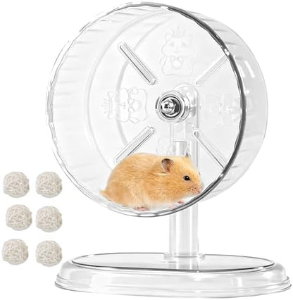 Silent Hamster Exercise Wheel,7.1 Inch Quiet Spinner Running Wheels