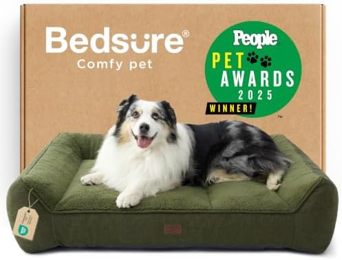 Bedsure SupportMax™ Extra Thick Orthopedic XL Dog Beds Large Sized Dog