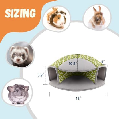 Guinea Pig Hideout, Interactive Guinea Pig Tunnel Bed, Washable