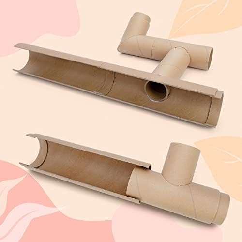 Niteangel Creative & Composable Hamster Tunnel - DIY & Build Unique Tube Burrow as Hideout for Small Sized Animals Like Hamsters Mouse Gerbils Mice (Half Tunnel Set)
