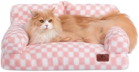Hollypet Small Dog Large Cat Bed Puppy Couch Beds for Pets up to 25 lbs