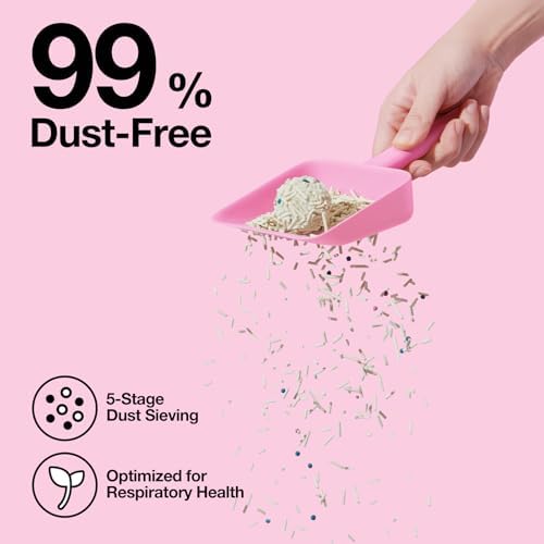 VETRESKA Cherry Blossom Tofu Cat Litter, Odor Control, 5.5lb×4bags