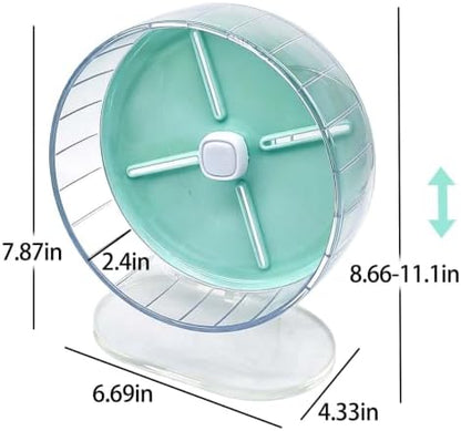 Silent Hamster Wheel,7.87 Inch Quiet Spinner Dwarf Hamster Running Wheel