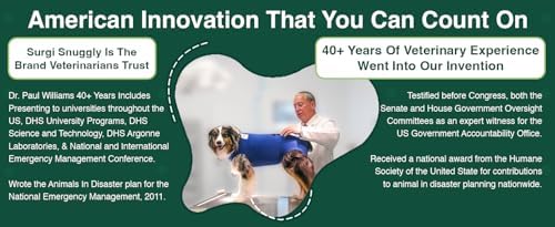 Surgi Snuggly Dog Surgery Recovery Suit, Cone Alternative, Spay/Neuter 2XL