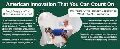 Surgi Snuggly Dog Surgery Recovery Suit, Cone Alternative, Spay/Neuter 2XL