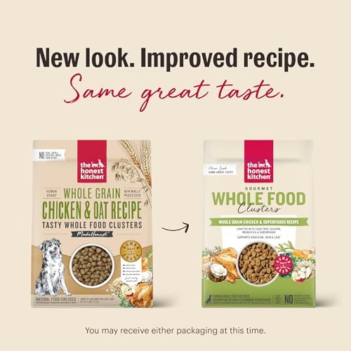 The Honest Kitchen Whole Food Clusters Whole Grain Chicken & Oat Dry Dog Food, 5 lb Bag