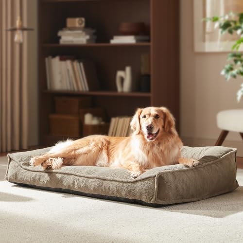 FURTIME XL Orthopedic Dog Bed Large Sized Dog, Extra Washable Dog Couch 42"