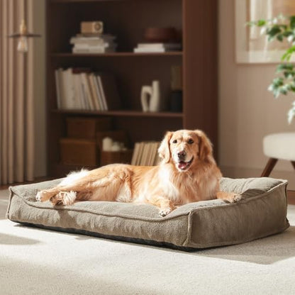 FURTIME XL Orthopedic Dog Bed Large Sized Dog, Extra Washable Dog Couch 42"