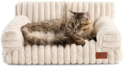 Hollypet Small Dog Large Cat Bed Puppy Couch Beds for Pets up to 25 lbs